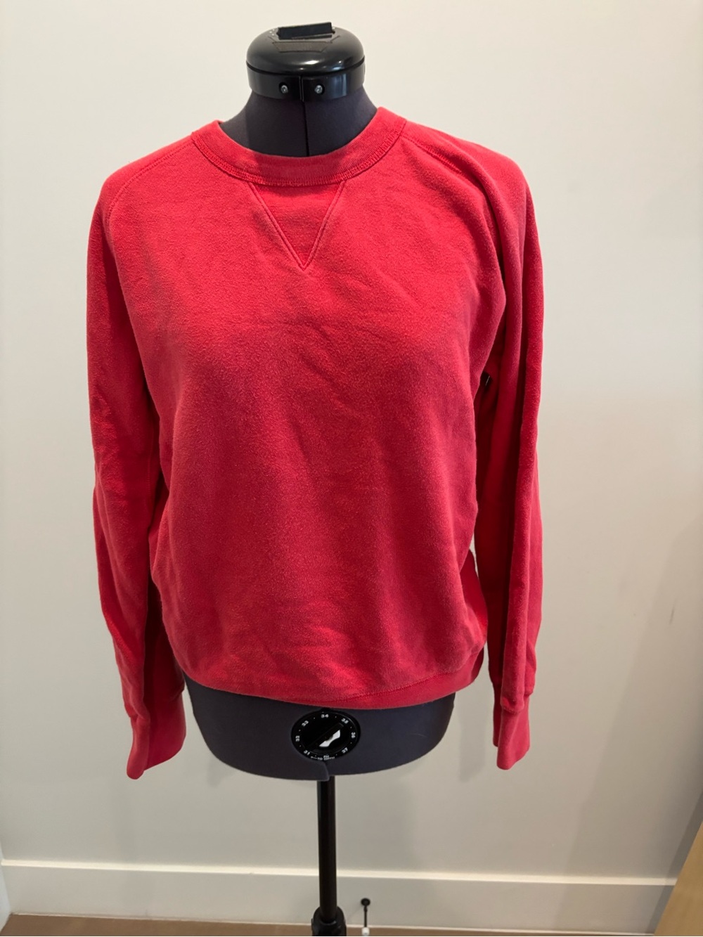Levi's Red Crewneck Fleece Sweatshirt